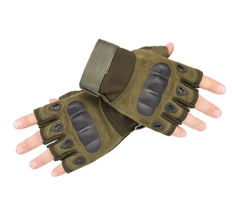 Tactical Full Finger Glove Joint Protection Suitable For Outdoor Sports Motorcycle Riding And Training Use