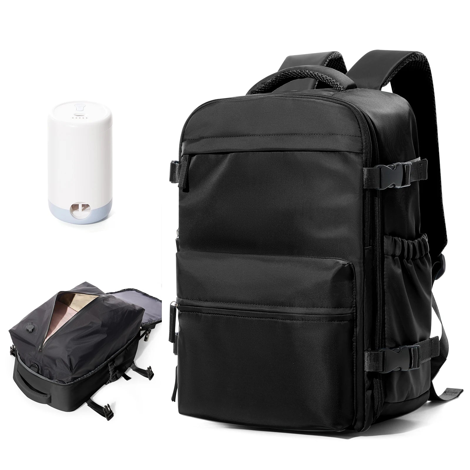 Camping Vacuum Travel Backpack For Women Men,Student Travel Cabin Vacuum Compression Backpack, 15.6 in laptop backpack Schoolbag