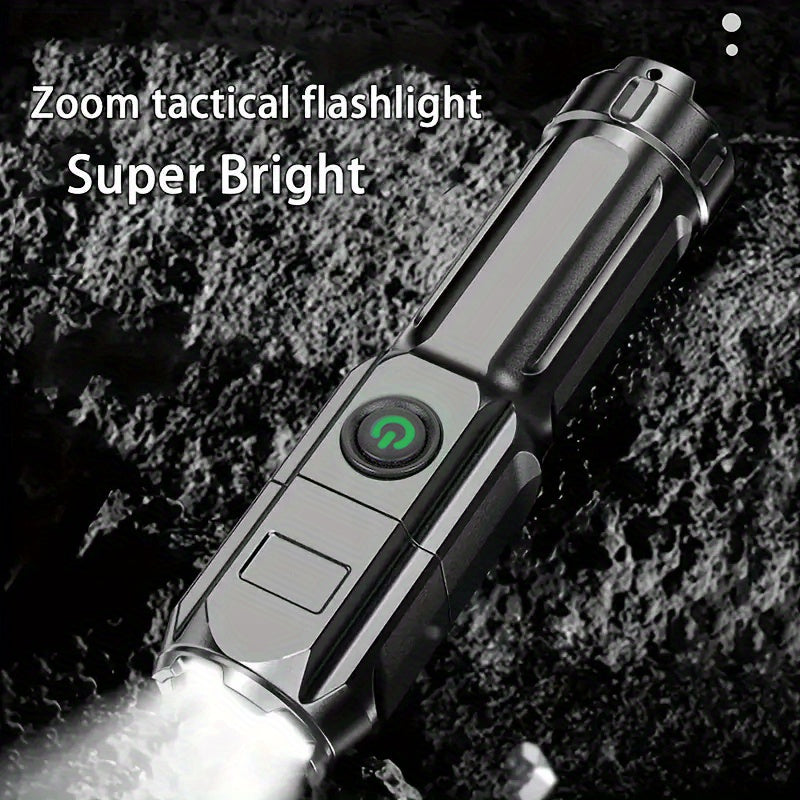 Tactical Zoomable Flashlight – Compact Power for Every Adventure