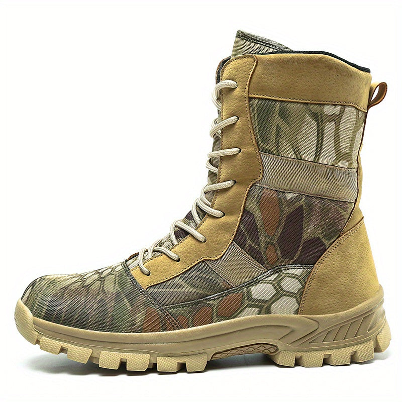 Men’s Tactical Boots – High-Top Non-Slip Outdoor Warm Boots