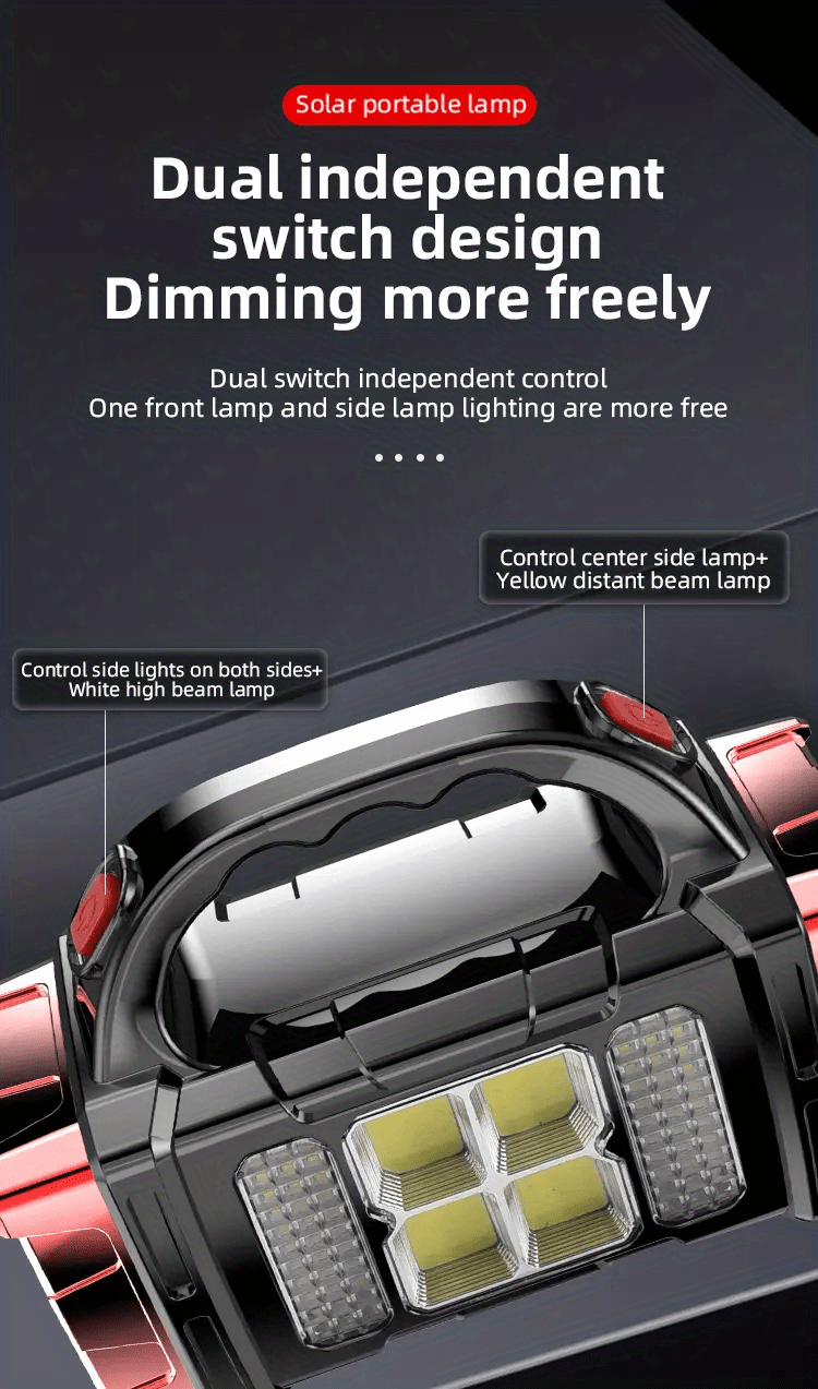 Multifunctional LED Solar Camping Lantern