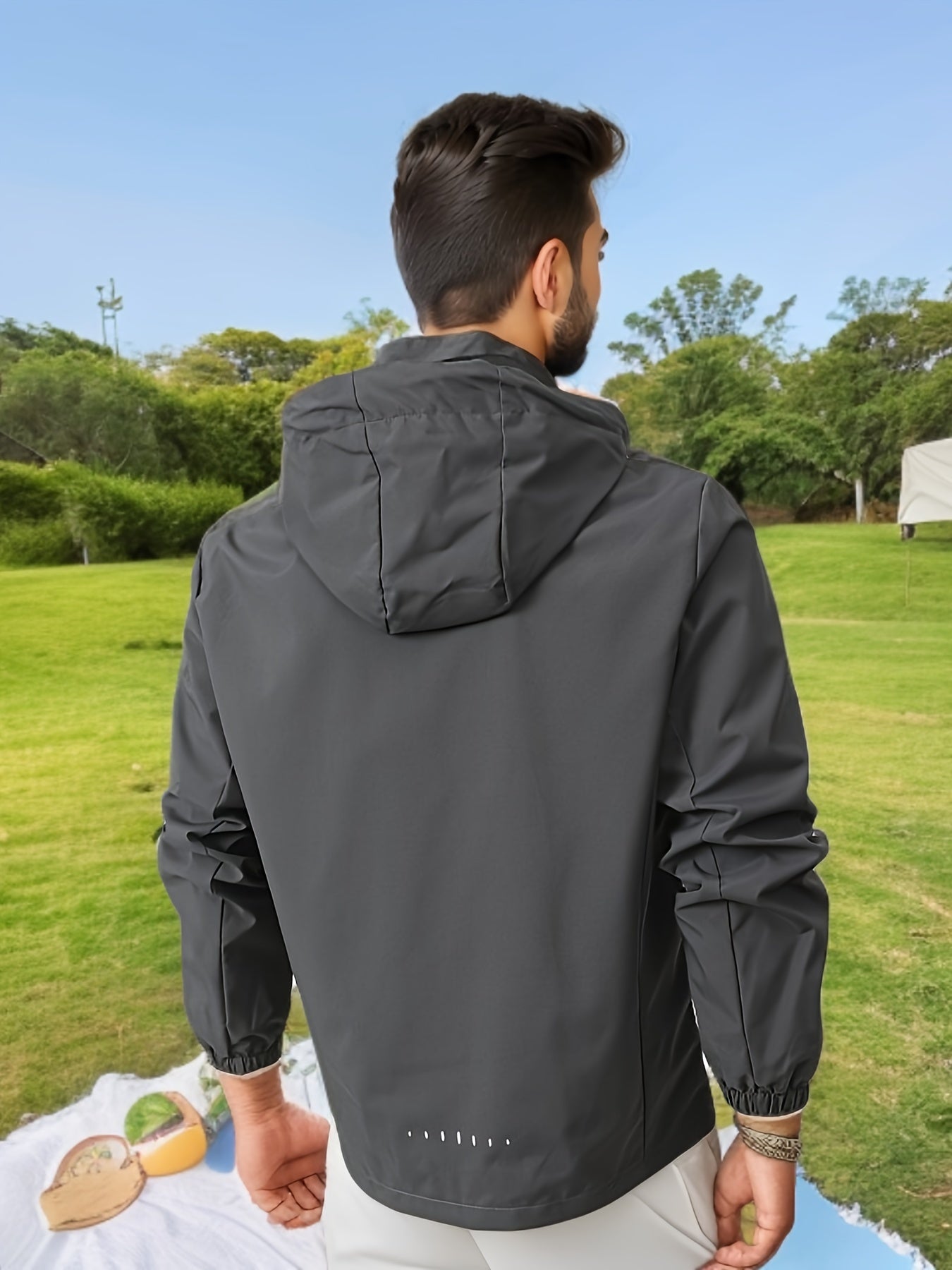 Men's Lightweight Waterproof Rain Jacket