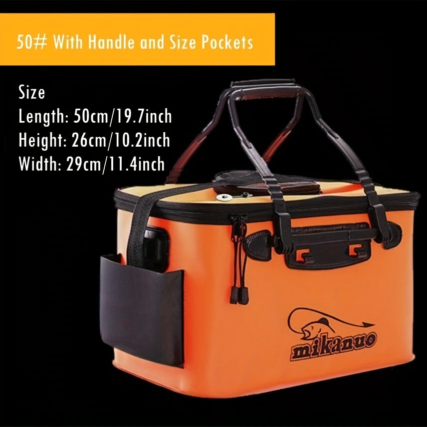 Portable EVA Fishing Bag – Large Capacity Collapsible Live Fish & Water Storage Container