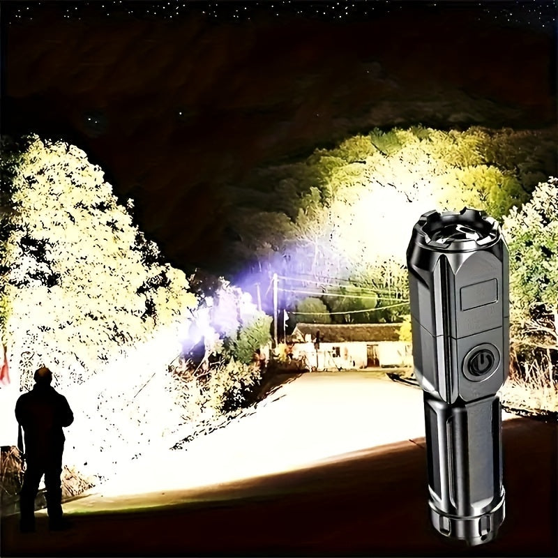 Tactical Zoomable Flashlight – Compact Power for Every Adventure
