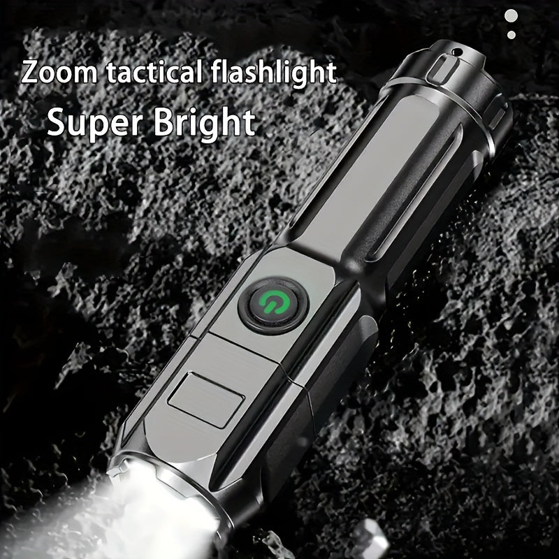 Tactical Zoomable Flashlight – Compact Power for Every Adventure