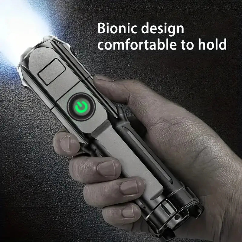 Tactical Zoomable Flashlight – Compact Power for Every Adventure