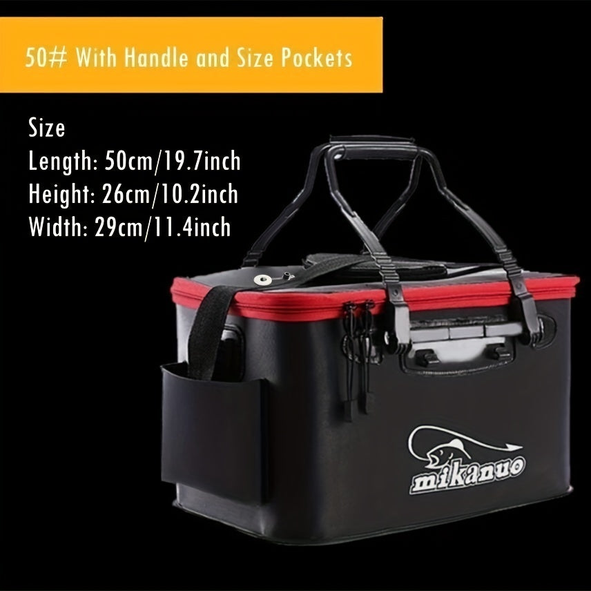 Portable EVA Fishing Bag – Large Capacity Collapsible Live Fish & Water Storage Container