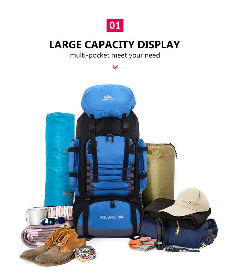 Expedition – 90L Large Travel & Camping Backpack
