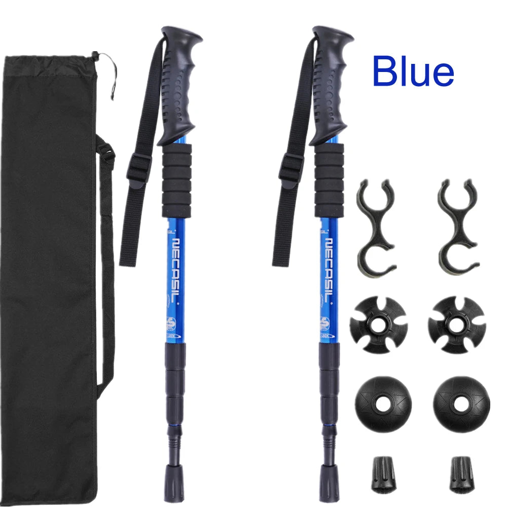 SummitForce™ Dual Trekking Poles – Tactical Stability for the Rugged Outdoors