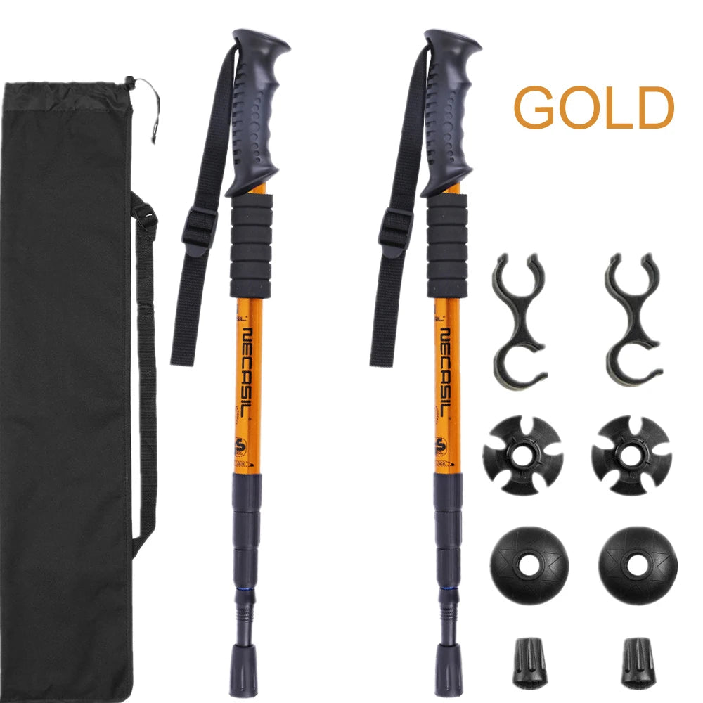 SummitForce™ Dual Trekking Poles – Tactical Stability for the Rugged Outdoors