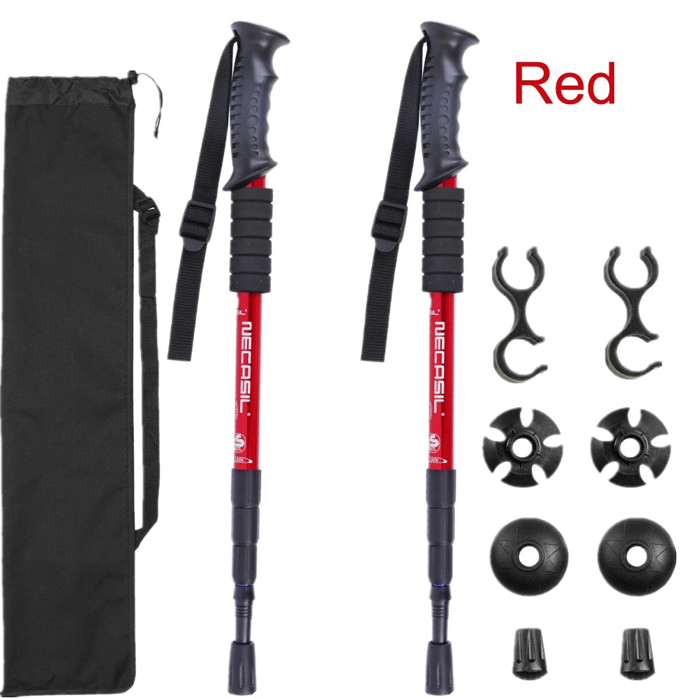 SummitForce™ Dual Trekking Poles – Tactical Stability for the Rugged Outdoors