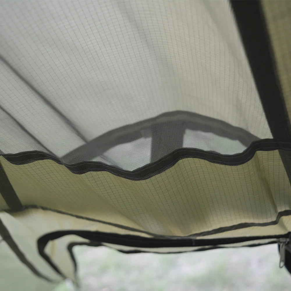 AeroPeak Silnylon Pyramid Tent – Ultralight Rodless Shelter for 3–4 People