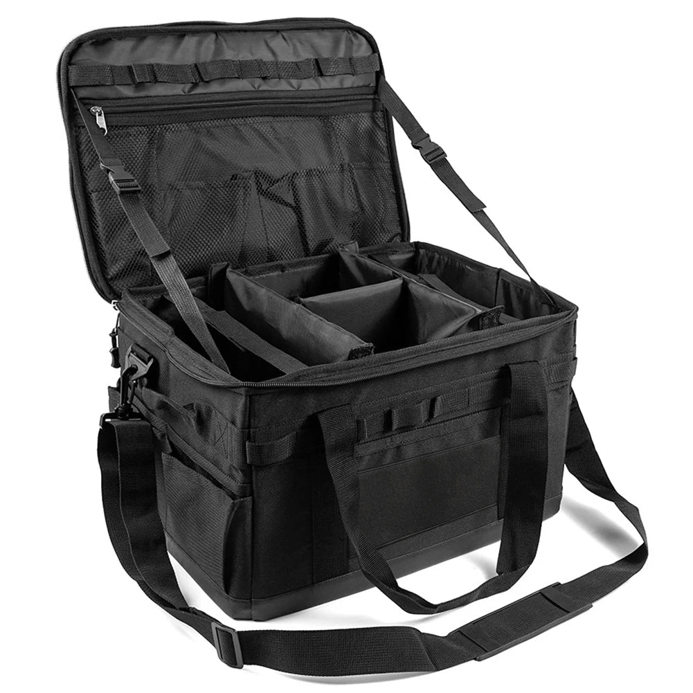 Camping Storage Bag Multi-Functional Outdoor Pack Heavy-Duty Cooking Gear Bag For Camping30L Multi-size Utility Camping Supplies