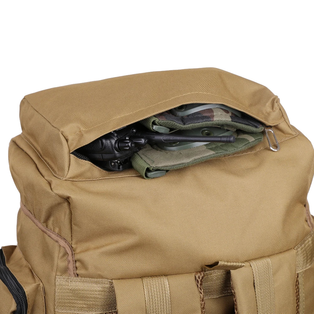 Large Capacity Hiking Backpack – Canvas Outdoor Tactical Rucksack