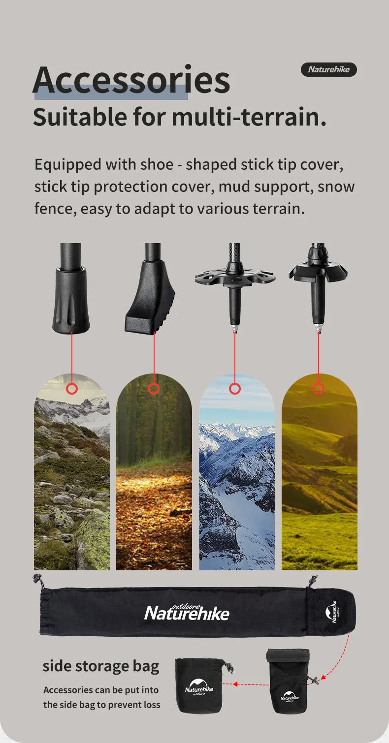 Skystride™ Carbon Trekking Poles