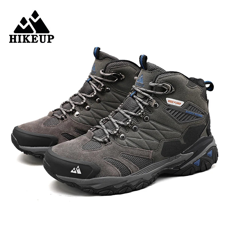 Men’s Hiking Boots – Suede High-Top Rainproof Tactical Combat Outdoor Shoes