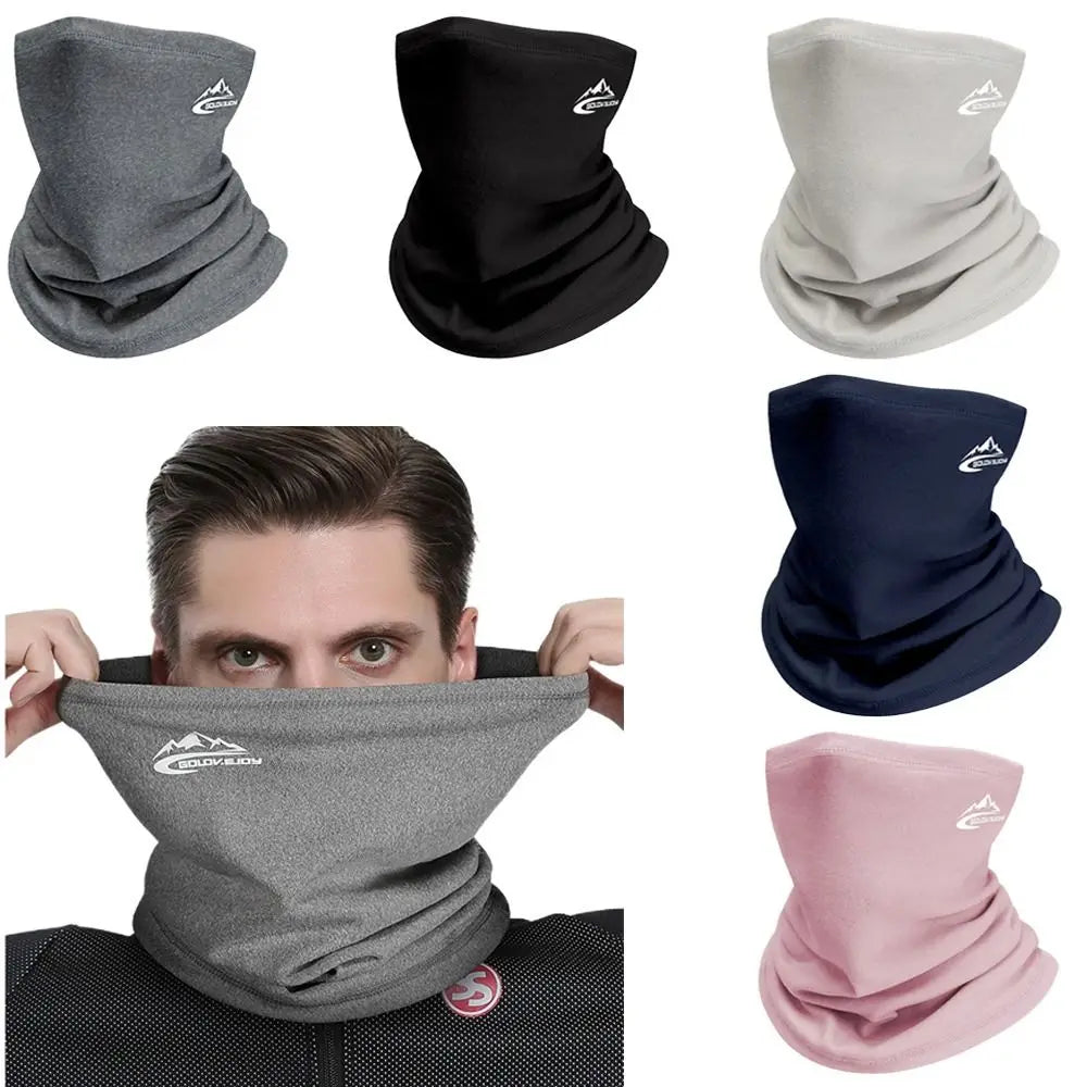 Unisex Winter Thermal Neck Warmer – Windproof Velvet Bandana for Outdoor Sports