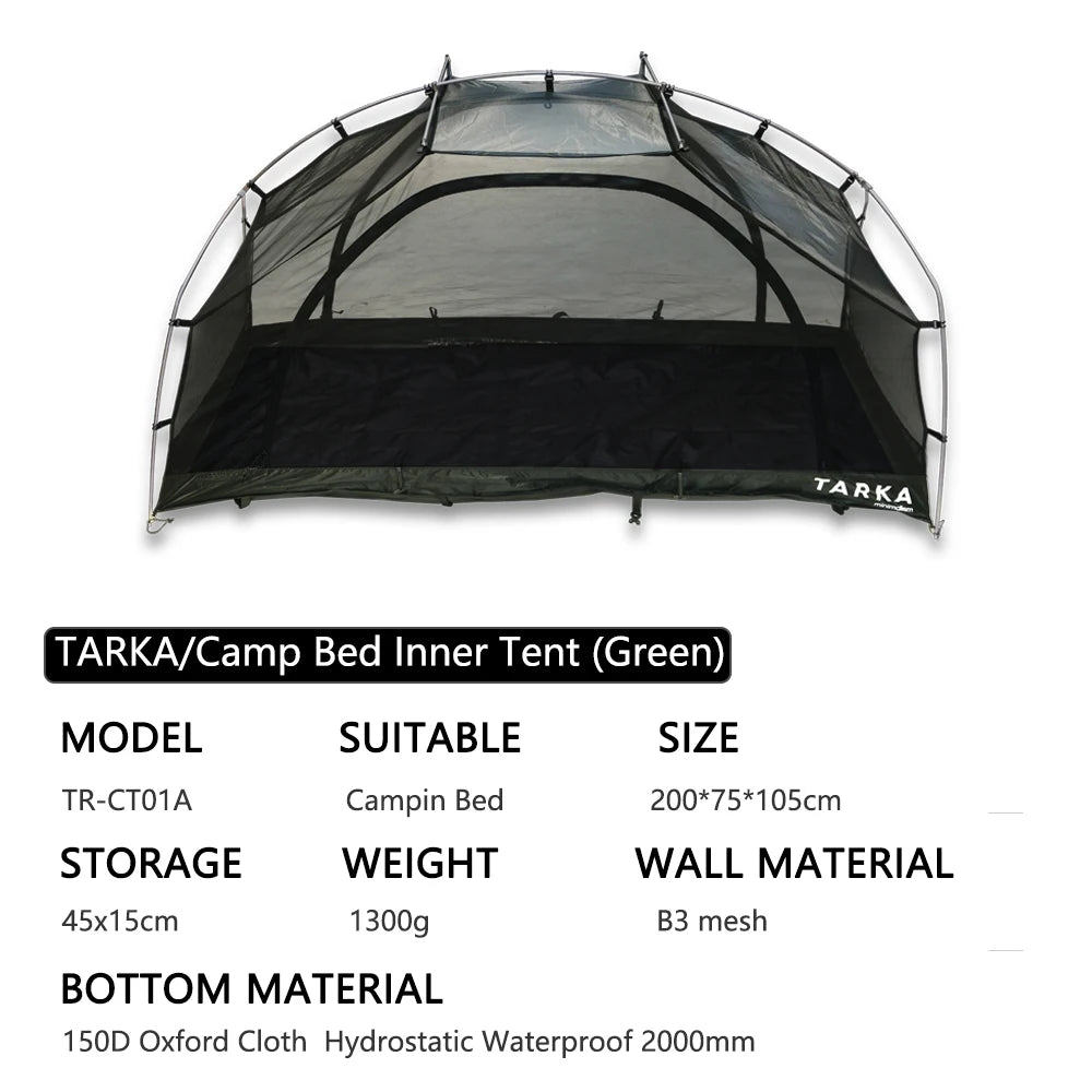 Camping Bed Inner Tent – Insect Prevention Mesh (Single Person)