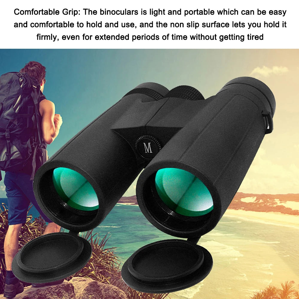 Handheld Portable Binoculars Telescopes 10X Magnify Powerful Binoculars Outdoor Sports Hunting Travelling Boating Birds Watching