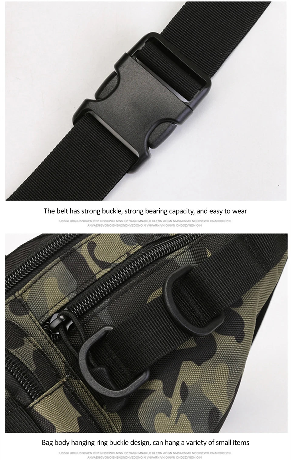 Camping Waist Chest Bag Multifuctional Outdoor Backpack Molle Fishing Lure Bag Shoulder Sling Fanny Pack Sports Hiking Bags