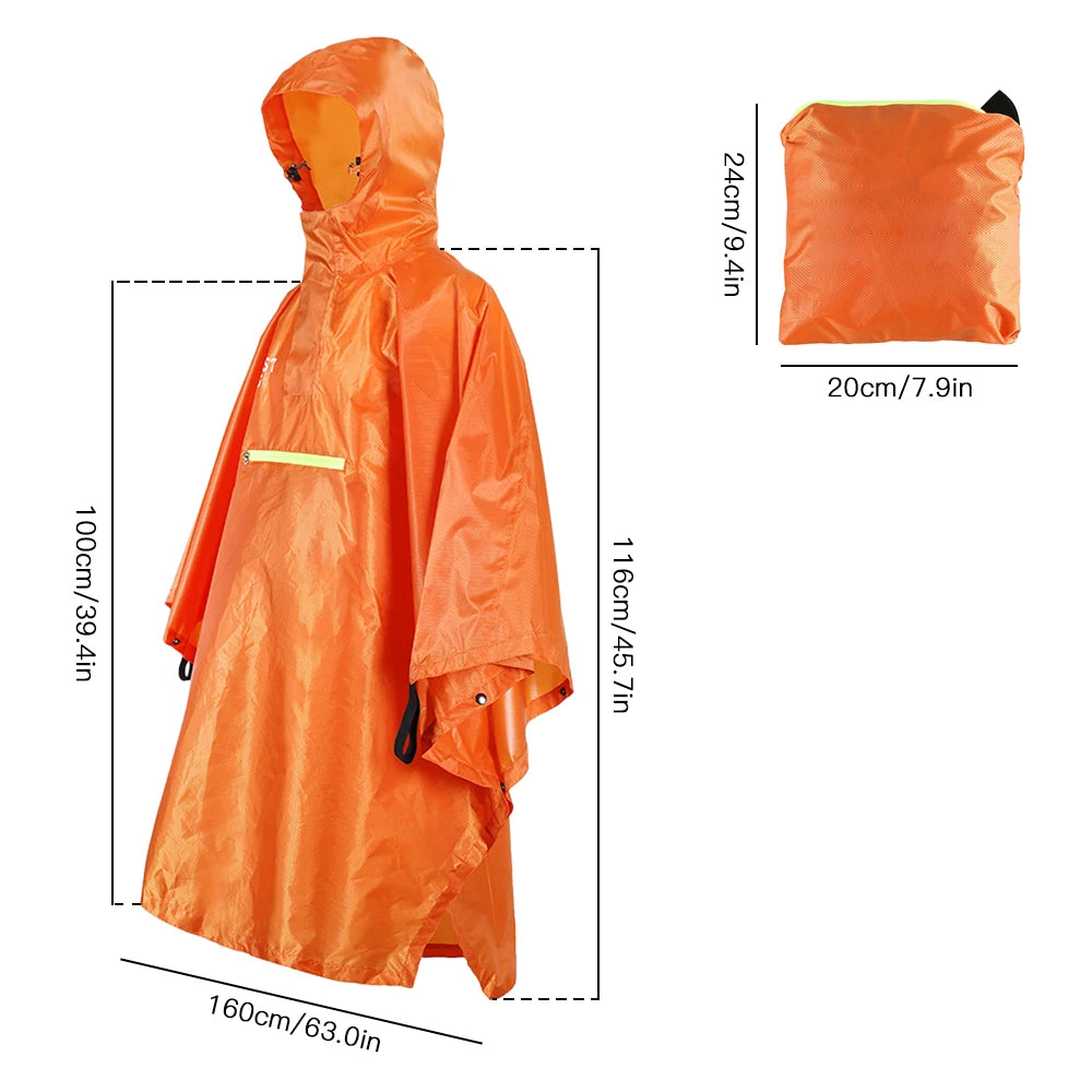 Waterproof Raincoat – Durable, Reflective & Safe for Outdoor Activities