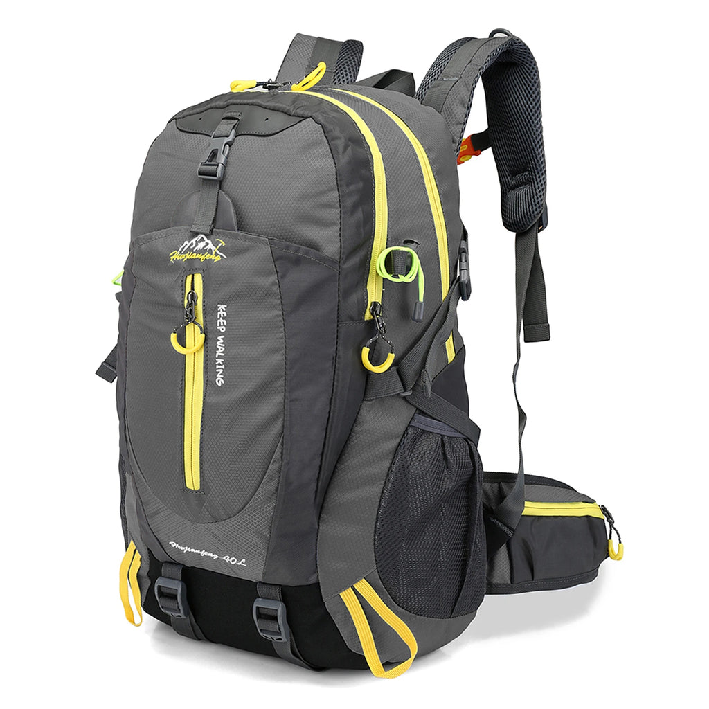 Cycle Climb 40L Water Resistant Travel Backpack Camp Hike Laptop Daypack Trekking Climb Back Bags For Outdoor  Men Women