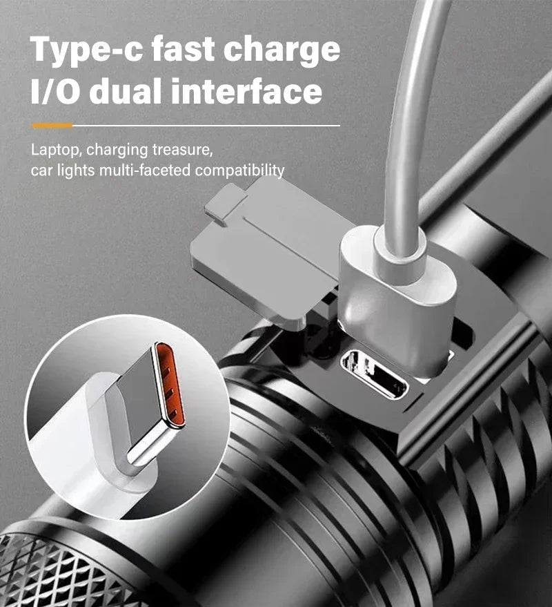 TactiGlow™ Rechargeable LED Flashlight