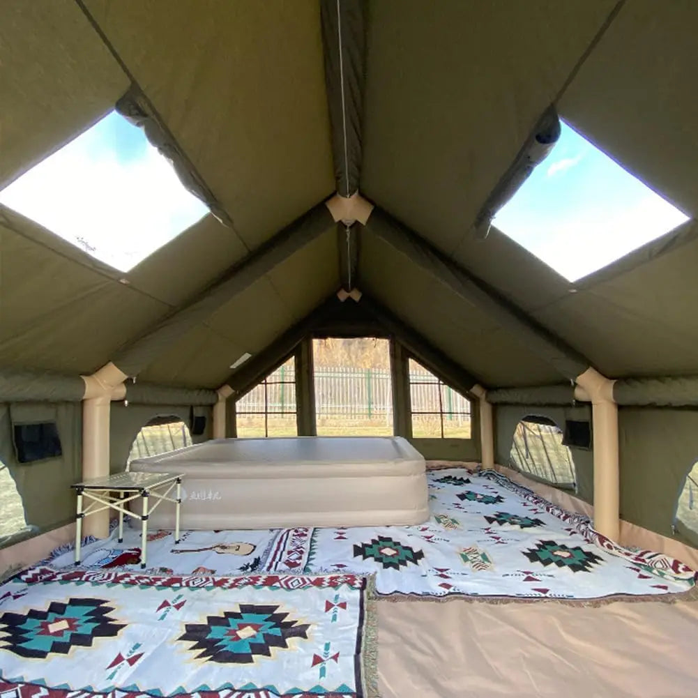 Inflatable Camping Tent – Large, Durable & Luxury (6–10 Person)