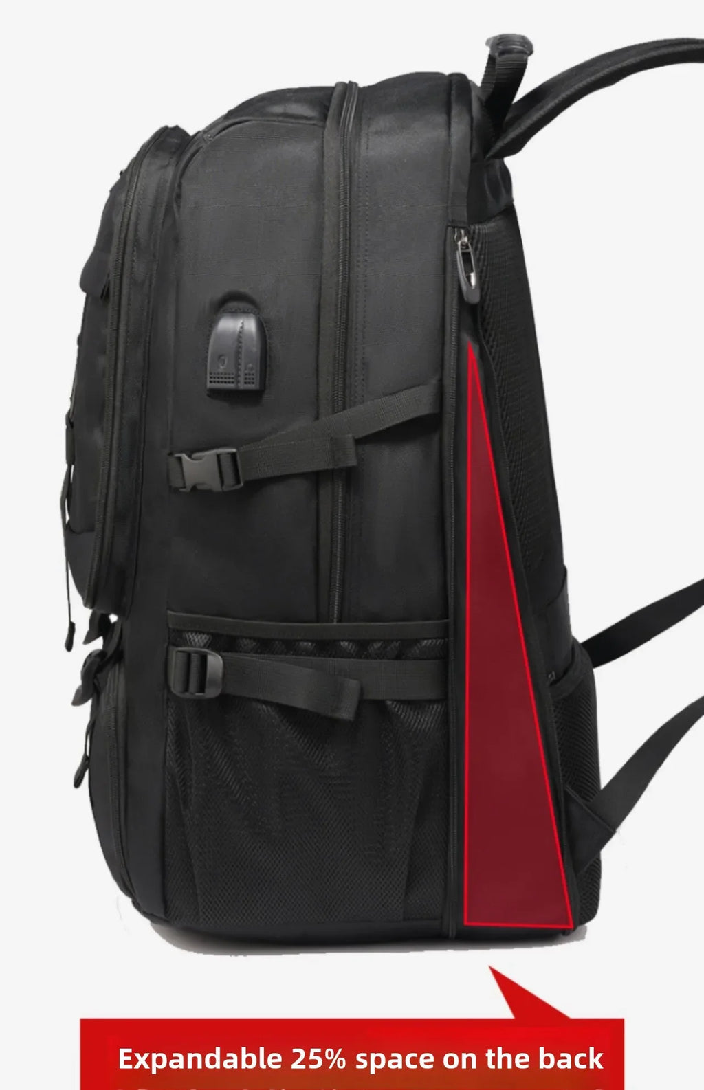 Large capacity men's backpack with high-end feel travel backpacksports outdoor luggage bag mountain climbing bag waterproof