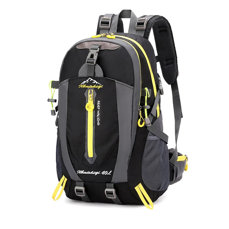 40L waterproof travel backpack, camping and hiking laptop bag, hiking backpack, men's and women's hiking backpack