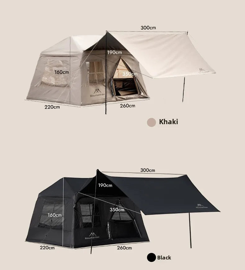 MOUNTAINHIKER Outdoor Camping Tent — Waterproof & UV-Resistant (2–5 Person)