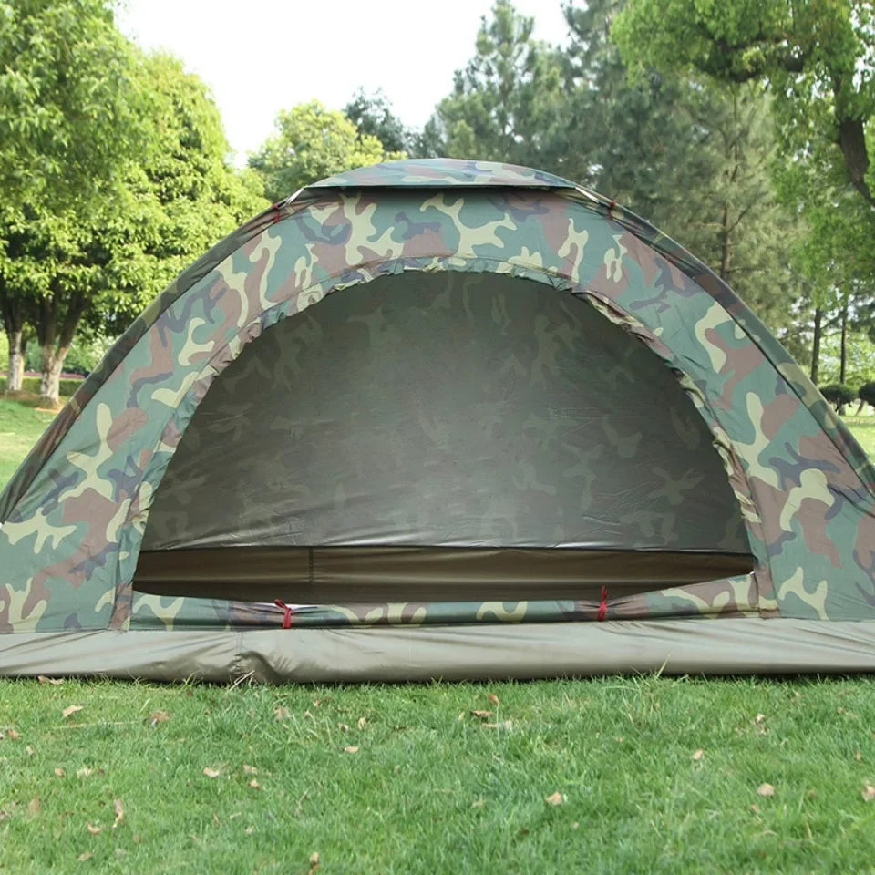 StealthCam Camouflage Camping Tent – Lightweight & Portable Single Layer