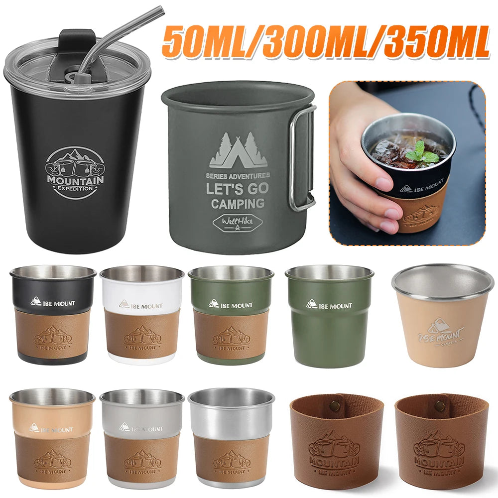 CampSip™ Stainless Steel Camping Cup – Your Essential Outdoor Companion