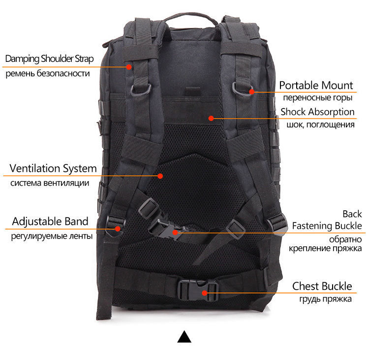 50L Man Tactical Backpacks Outdoor Traveling Bags  Trekking Hunting Bag travel backpack camping equipment back pack