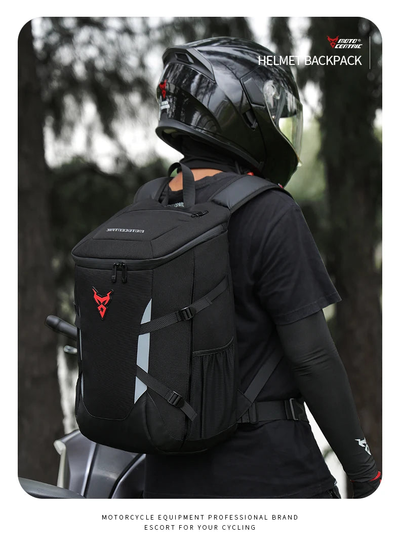 RidePack – Motorcycle Helmet & Travel Backpack