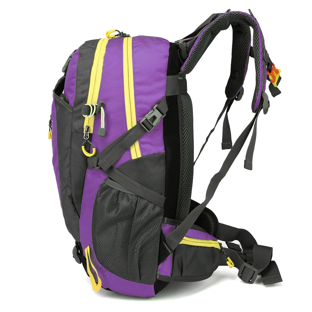 Cycle Climb 40L Water Resistant Travel Backpack Camp Hike Laptop Daypack Trekking Climb Back Bags For Outdoor  Men Women