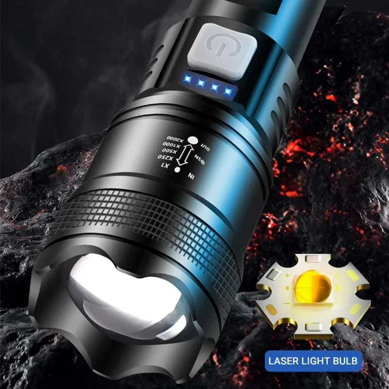 TactiGlow™ Rechargeable LED Flashlight