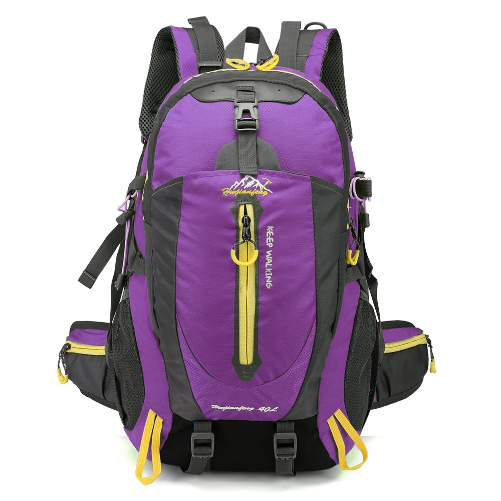 Cycle Climb 40L Water Resistant Travel Backpack Camp Hike Laptop Daypack Trekking Climb Back Bags For Outdoor  Men Women