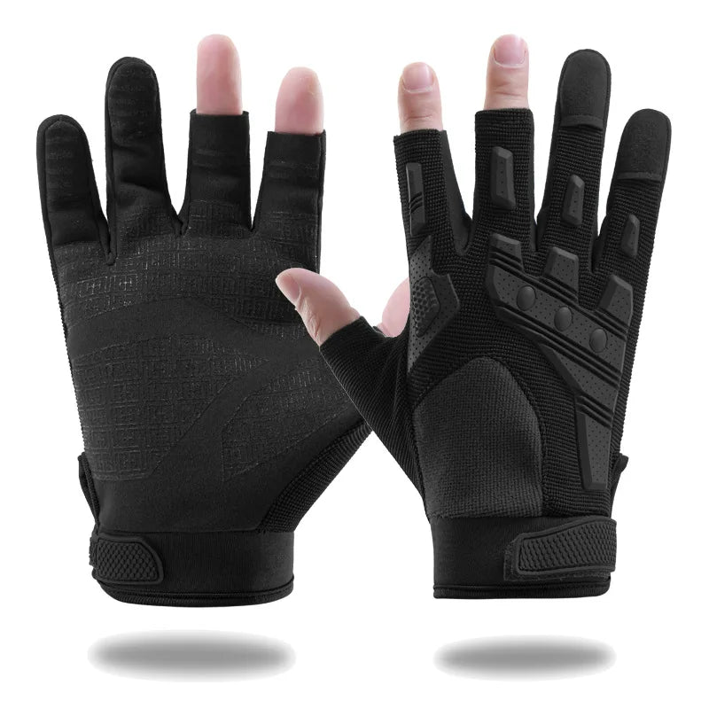 Tactical Gloves for Men and Women Outdoor Rock Climbing Finger Leakage Training Anti Slip Protection Cycling Tactical Gloves