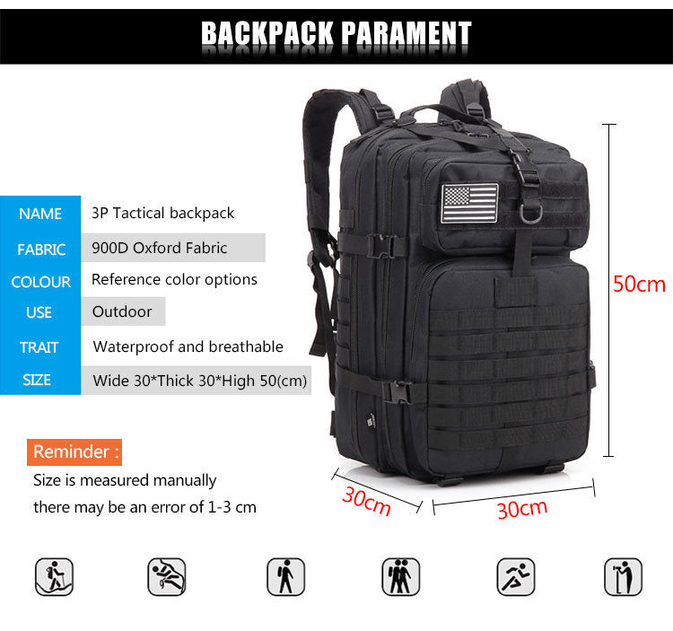 50L Man Tactical Backpacks Outdoor Traveling Bags  Trekking Hunting Bag travel backpack camping equipment back pack