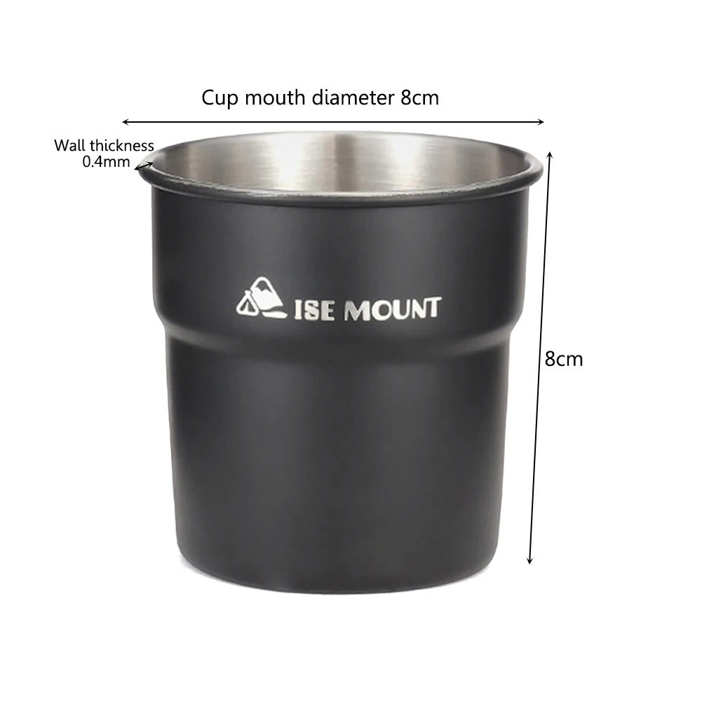 CampSip™ Stainless Steel Camping Cup – Your Essential Outdoor Companion