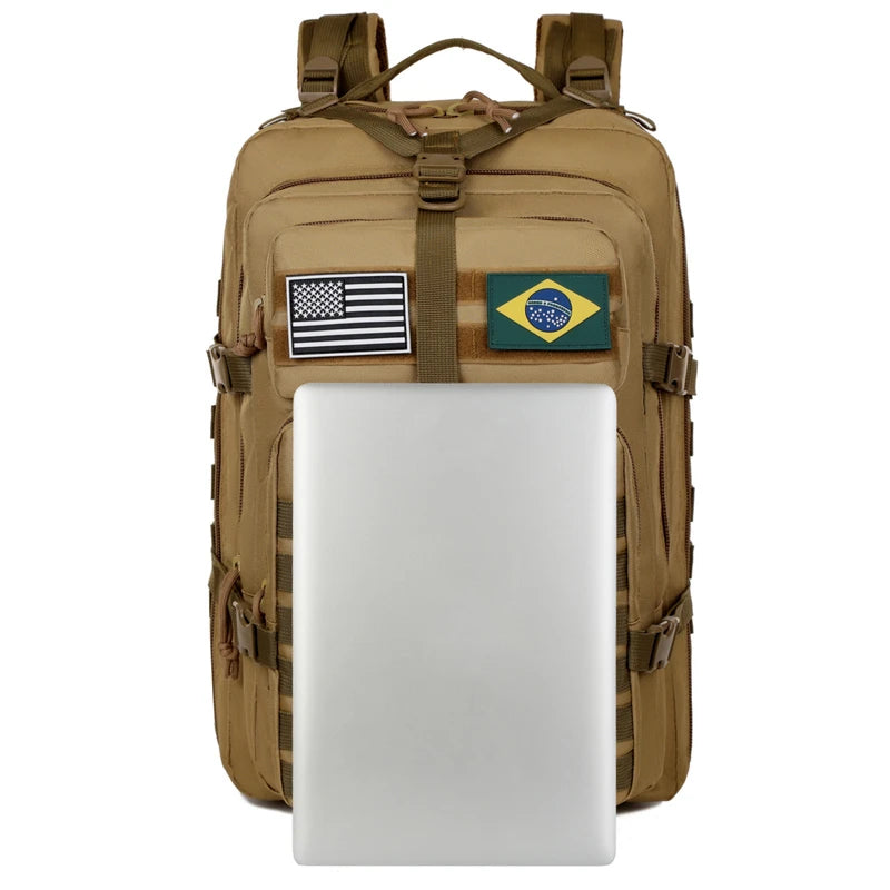 Large Capacity Waterproof Outdoor Travel Backpacks for Men Multi Pockets Durable Tactical Bag Camping Hiking Oxford Backpack