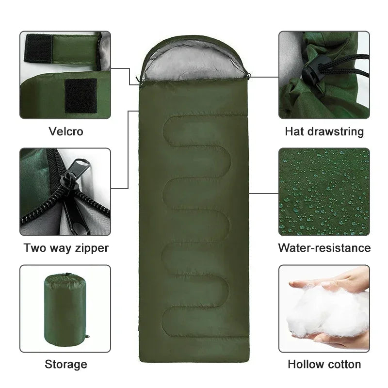 UltraDry – Ultralight Waterproof 4-Season Sleeping Bag
