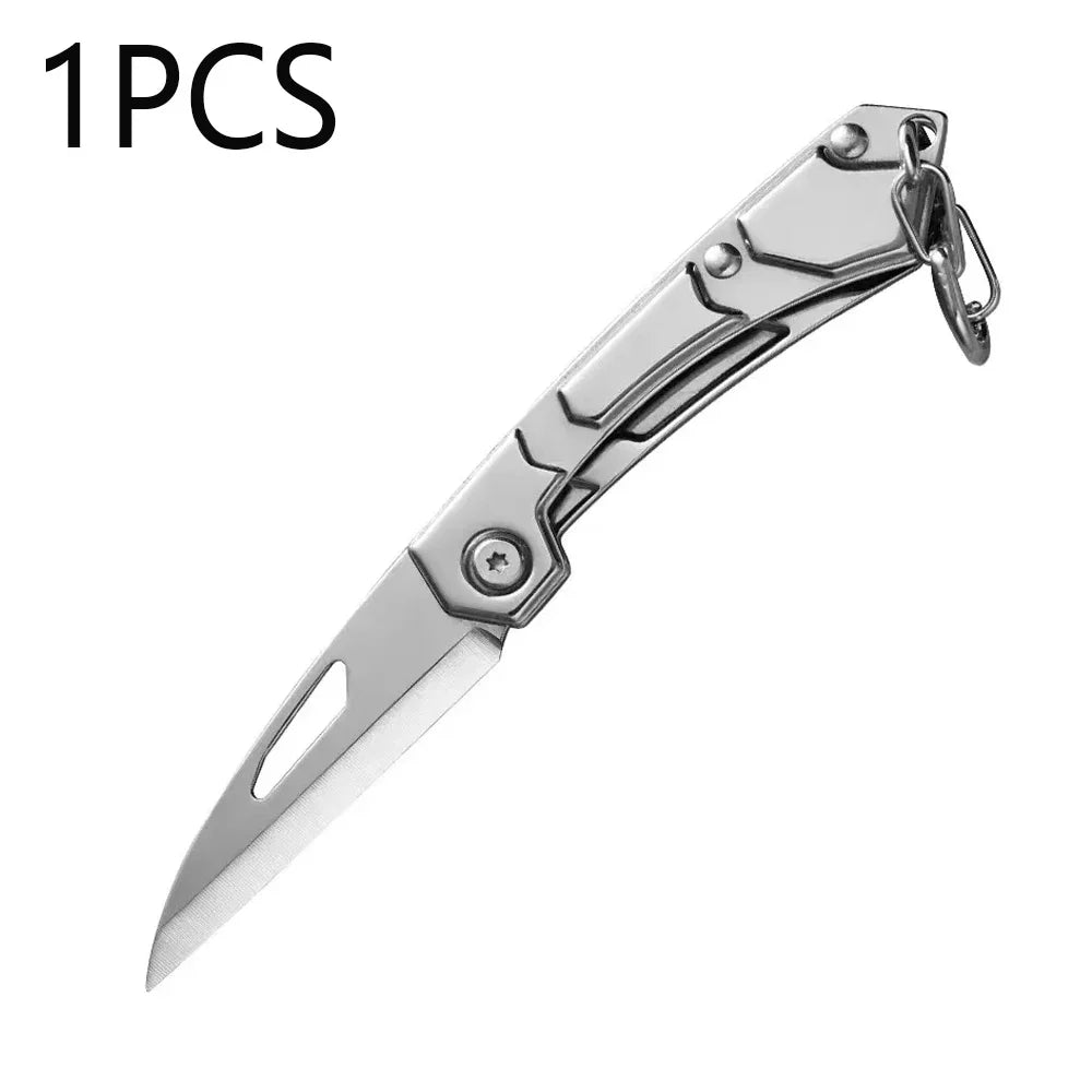 Camping Folding Knife Fruit Knife Outdoor Knife Sharp Blade Utility Knife Portable Hunting Knife Multi-function Pocket Knife