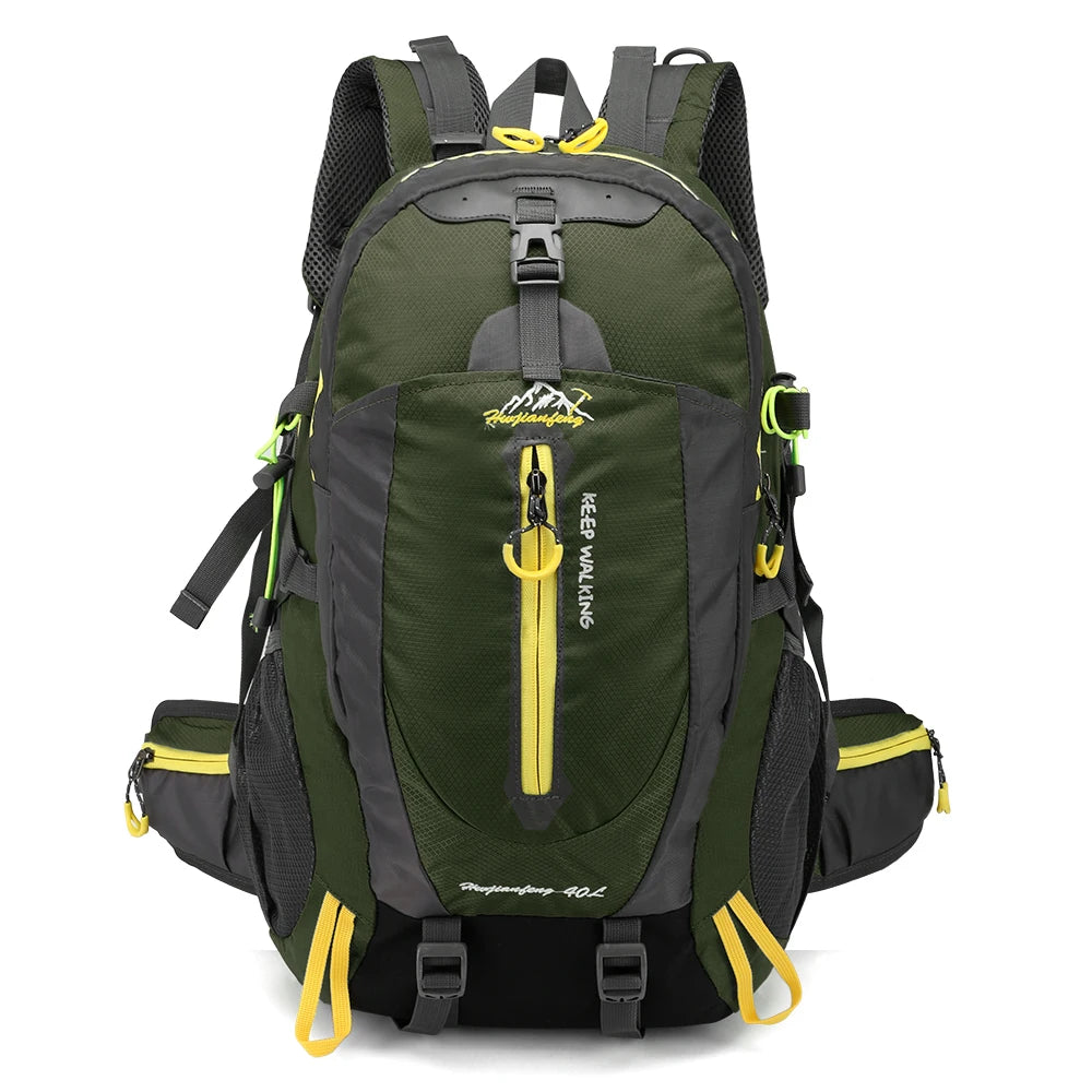 Cycle Climb 40L Water Resistant Travel Backpack Camp Hike Laptop Daypack Trekking Climb Back Bags For Outdoor  Men Women