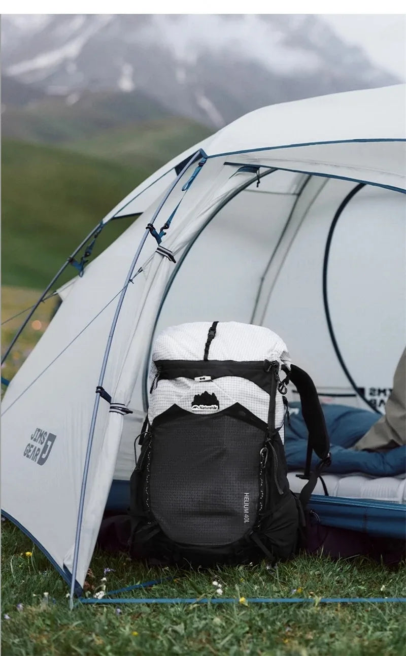 Naturehike 40L Ergonomic Camping Backpack Large Capacity Men's Hiking Backpack with Rain Cover Outdoor Travel Hiking Backpack