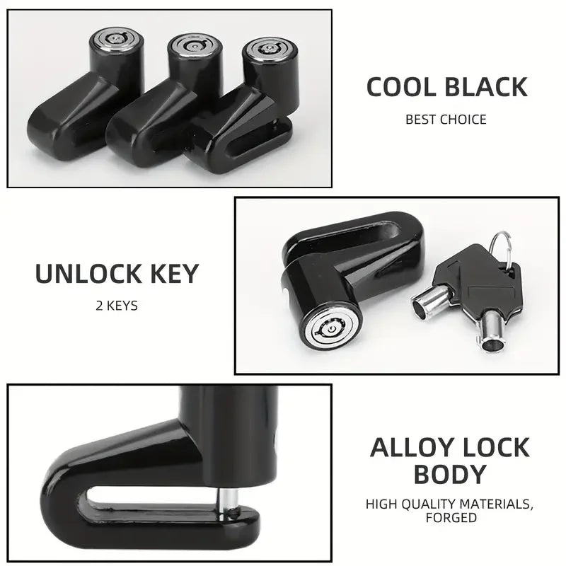Anti-Theft Disc Brake Lock