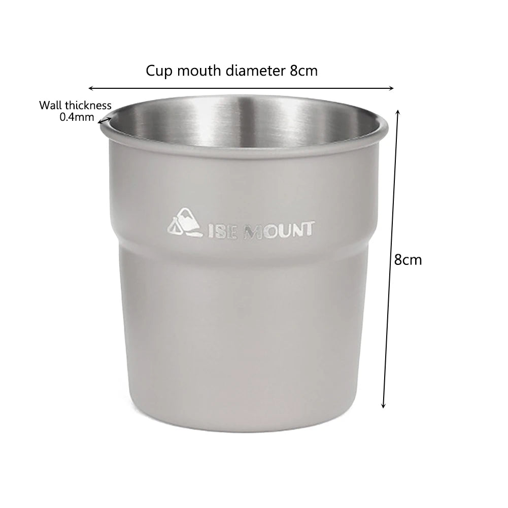 CampSip™ Stainless Steel Camping Cup – Your Essential Outdoor Companion