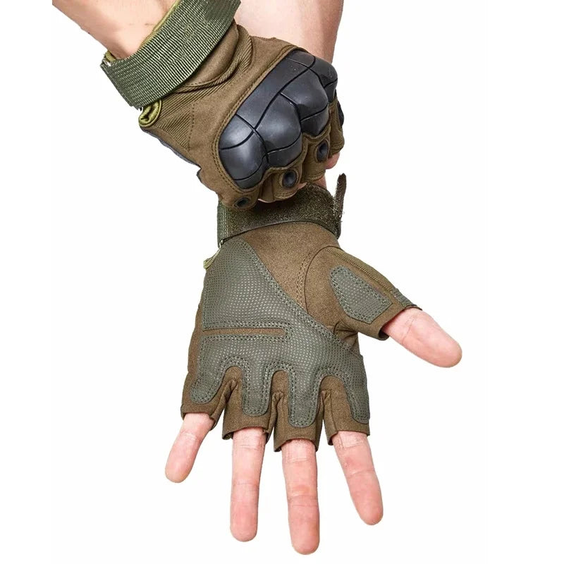 Tactical All Finger Gloves Male Outdoor Sports Riding Mountaineering Army Fans Special Forces Combat Training Anti slip and Wear