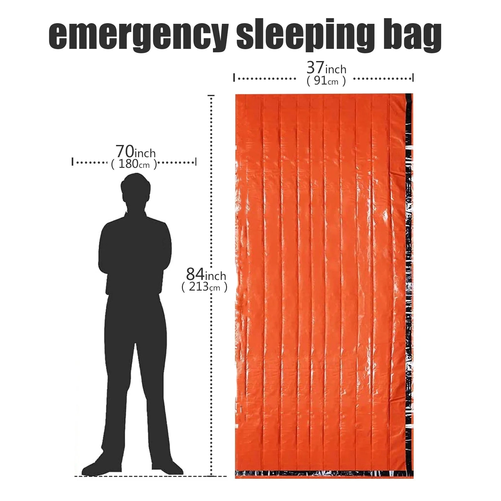 Survival Duo – Portable Thermal Sleeping Bags (2 pcs)
